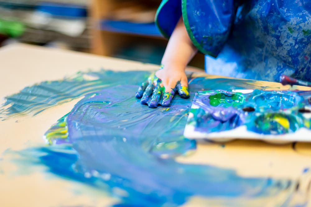 Incorporating Art in Nursery Play at Devonshire House